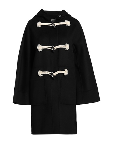 VICOLO コート ブラック ウール 50% / ポリエステル 50%