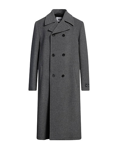 MSGM Manteau long Gris 70% Laine, 30% Polyamide
