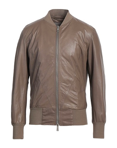 GIORGIO BRATO Bomber Khaki 100% Leather