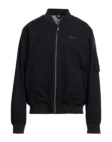 AERONAUTICA MILITARE Bomber Black 97% Cotton, 3% Elastane