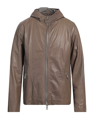 GIORGIO BRATO Jacket Khaki 100% Leather