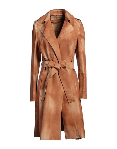GIORGIO BRATO Full-length jacket Sand 100% Leather
