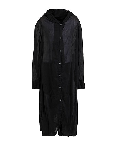 MASNADA Full-length jacket Black 100% Cotton
