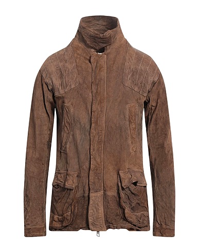 GIORGIO BRATO Jacket Light brown 100% Leather