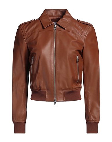 REDValentino Jacket Brown 100% Lambskin