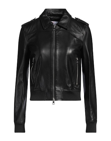 REDValentino Giubbotto Nero 100% Pelle di agnello