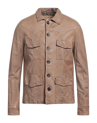 GIORGIO BRATO Giubbotto Khaki 100% Pelle
