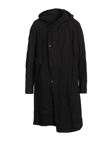 MASNADA Full-length jacket Black 100% Linen