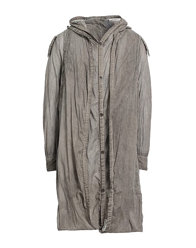 MASNADA Full-length jacket Khaki 100% Cotton