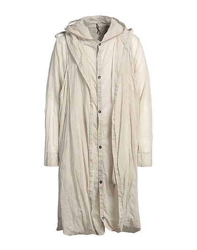 MASNADA Lange Jacke Beige 100% Baumwolle