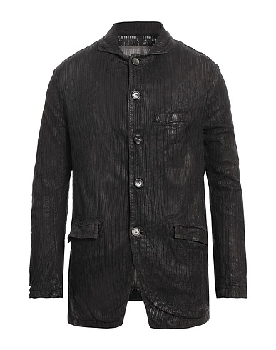 GIORGIO BRATO Jacket Charcoal 100% Leather