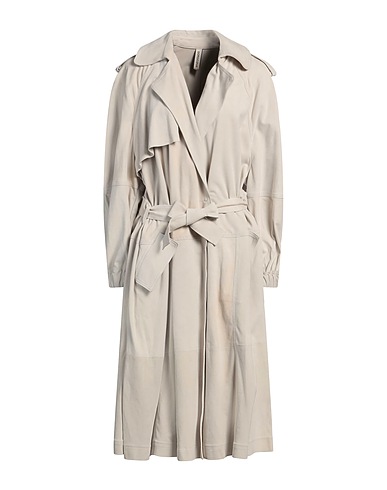 GIORGIO BRATO Double breasted pea coat Beige 100% Leather