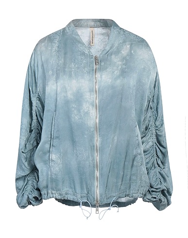 GIORGIO BRATO Bomber Pastel blue 68% Viscose, 32% Silk
