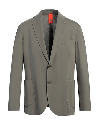 BHARNABA Blazer Military green 55% Viscose, 40% Polyamide, 5% Elastane
