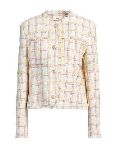 VICOLO Jacke AVORIO 68% Baumwolle, 20% Polyester, 5% Acryl, 5% Andere Fasern, 2% Polyamid