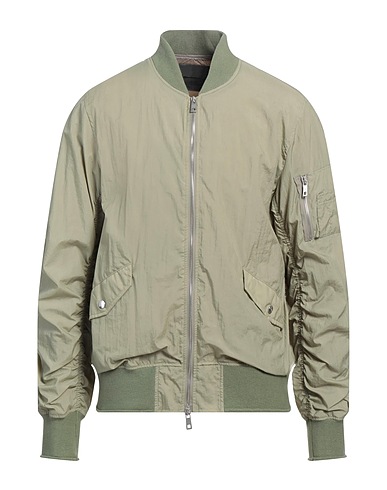 GIORGIO BRATO Bomber Military green 100% Nylon, Polyamide