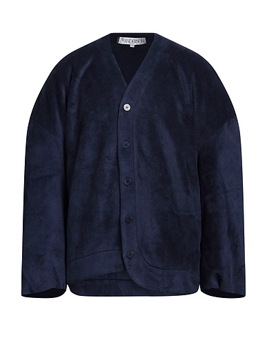JW ANDERSON Jacket Navy blue 66% Polyester, 34% Cotton