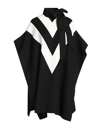 VALENTINO GARAVANI Cape Black 90% Virgin Wool, 10% Cashmere