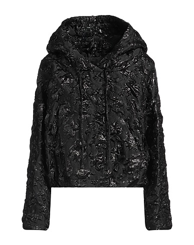 VALENTINO GARAVANI Jacket PINK PP COLLECTION Black 33% Polyester, 22% Polyamide, 19% Acetate, 15% Metallic fiber, 11% Silk