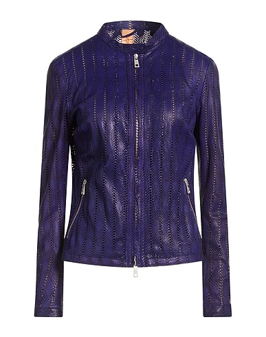 GIORGIO BRATO Biker jacket VIOLA 100% Leather