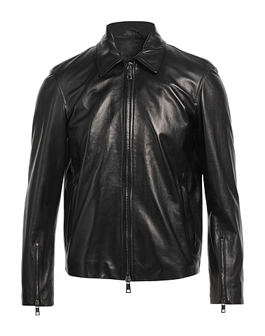 GIORGIO BRATO Jacke Schwarz 100% Leder