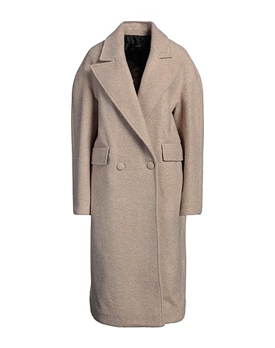 CRISTINAEFFE Coat Light brown 100% Polyester
