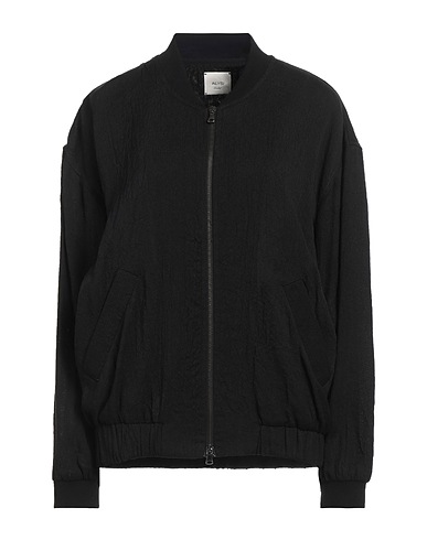 ALYSI Jacket CHOCOLAT Black 62% Lyocell, 38% Linen, Cotton, Polyamide