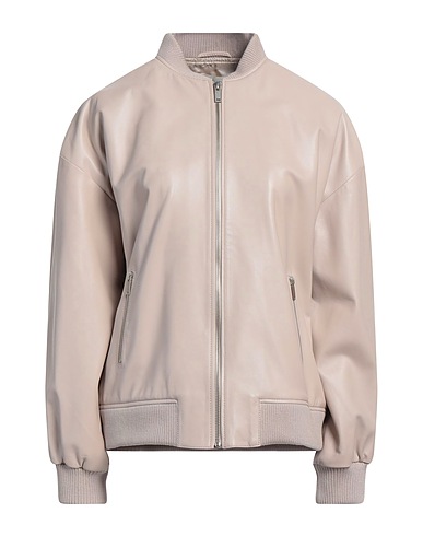 I HEART Jacket Beige Leather