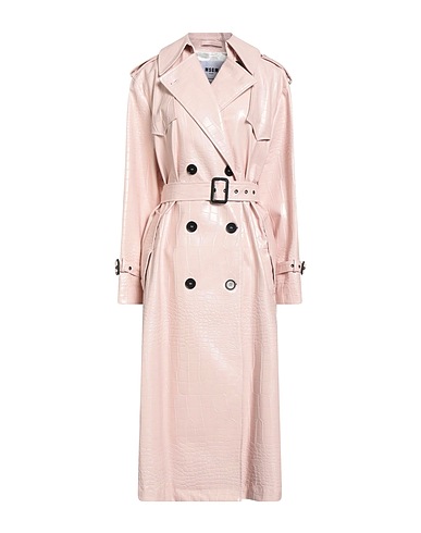 MSGM Double breasted pea coat Pink 100% Polyester