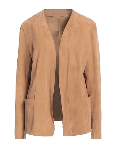 SALVATORE SANTORO Jacket Camel 100% Ovine leather