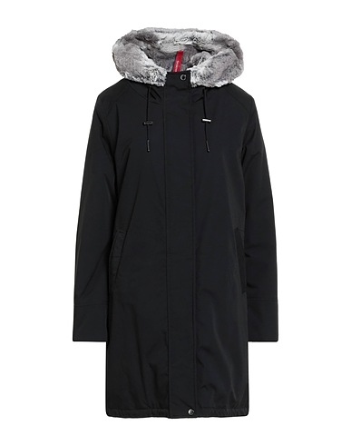 CANADIENS Coat Black 59% Cotton, 41% Polyamide