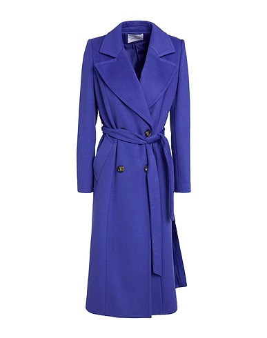 WHITE WISE Coat Purple 91% Polyester, 9% Viscose