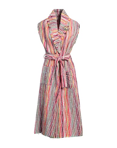 SHIRTAPORTER Full-length jacket Fuchsia 39% Cotton, 28% Polyamide, 18% Viscose, 10% Acrylic, 5% Other Fibres