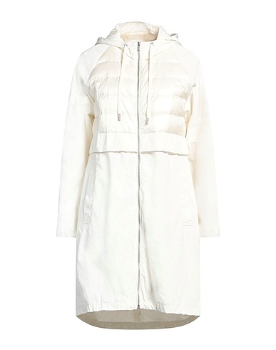 PESERICO Shell jacket Off white 100% Nylon, Polyester