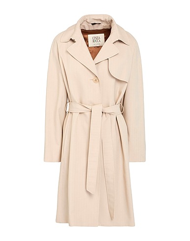 CINZIA ROCCA Pardessus CIRCLE Beige 54% Polyester, 46% Coton