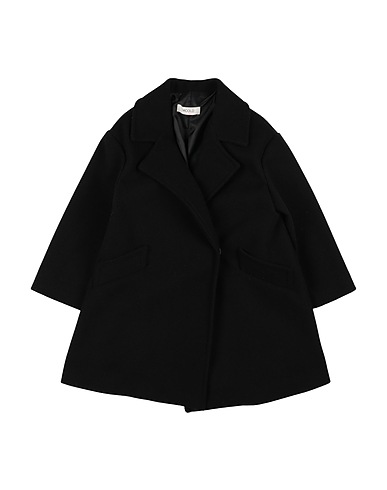 VICOLO Coat GIRL Black 100% Polyester