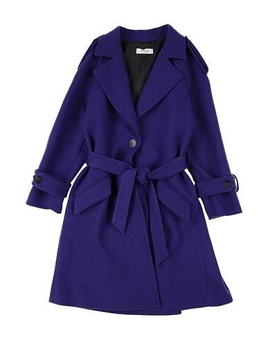 VICOLO Coat Purple 100% Polyester