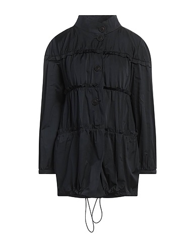 CINZIA ROCCA ライトコート ブラック ポリエステル 100%