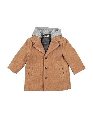 MANUEL RITZ Cappotto Cammello 90% Poliestere, 10% Viscosa