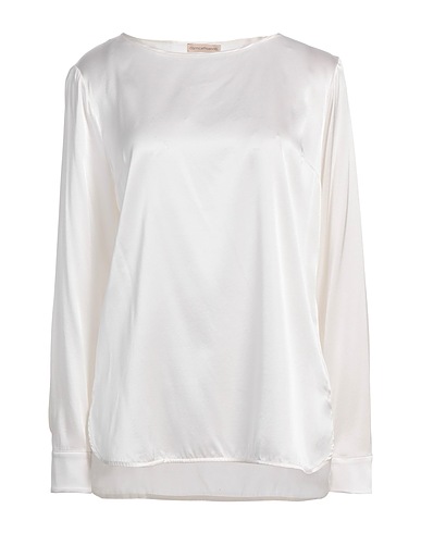 CAMICETTASNOB Top Avorio 94% Seta, 6% Elastan