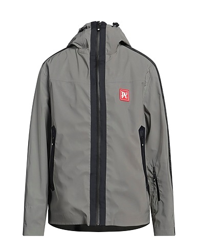 PALM ANGELS Jacket Grey 100% Polyester, Polyamide, Silicone