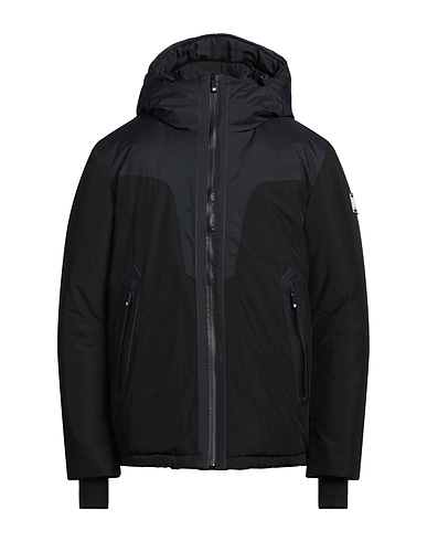 PALM ANGELS COATS & JACKETS Black 100% Polyester, Polyamide, Elastane