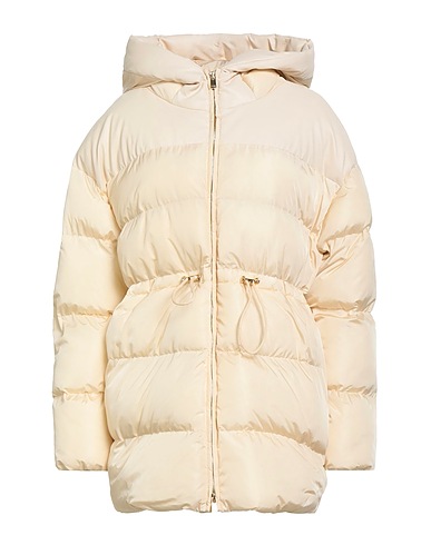 PINKO Shell jacket Cream 100% Polyamide, Polyurethane, Polyester