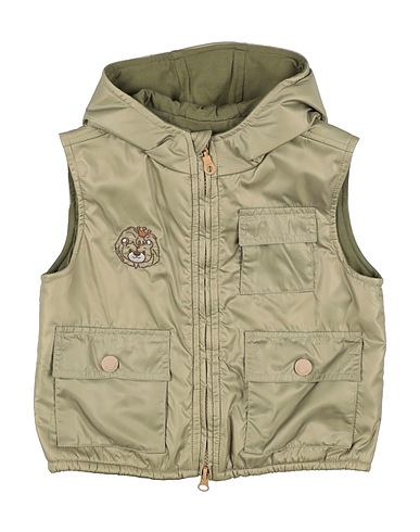 MONNALISA Vest Military green 100% Polyester