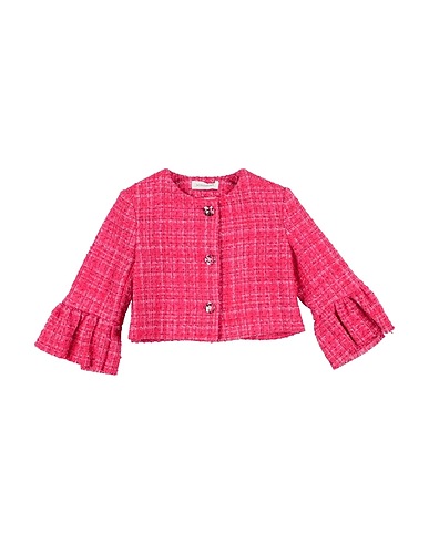 MONNALISA Jacket Fuchsia 47% Polyester, 42% Cotton, 7% Acrylic, 4% Other Fibres