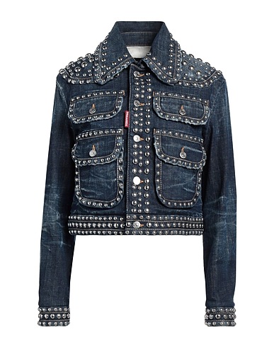 DSQUARED2 Jeansjacke Blau 98% Baumwolle, 2% Elastan