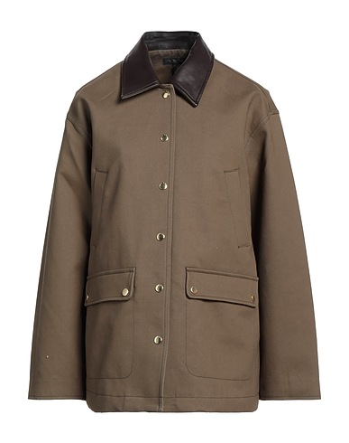 RAG & BONE Jacket Military green 100% Cotton, Polyester, Polyurethane