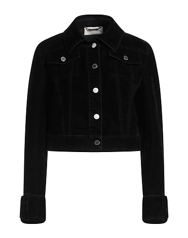 ALBERTA FERRETTI Jacket Black 63% Cotton, 23% Polyester, 12% Viscose, 2% Elastane