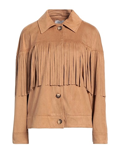 MOTEL Jacket Camel 90% Polyester, 10% Elastane