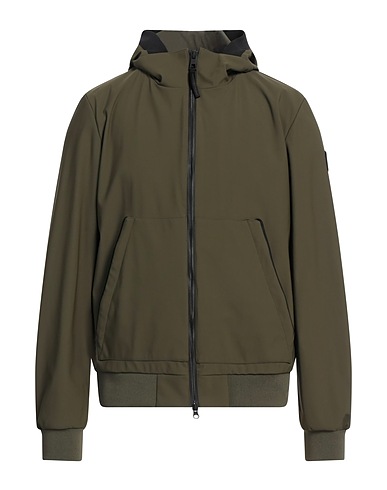 PIQUADRO Giubbotto Verde militare 82% Poliammide, 18% Elastan